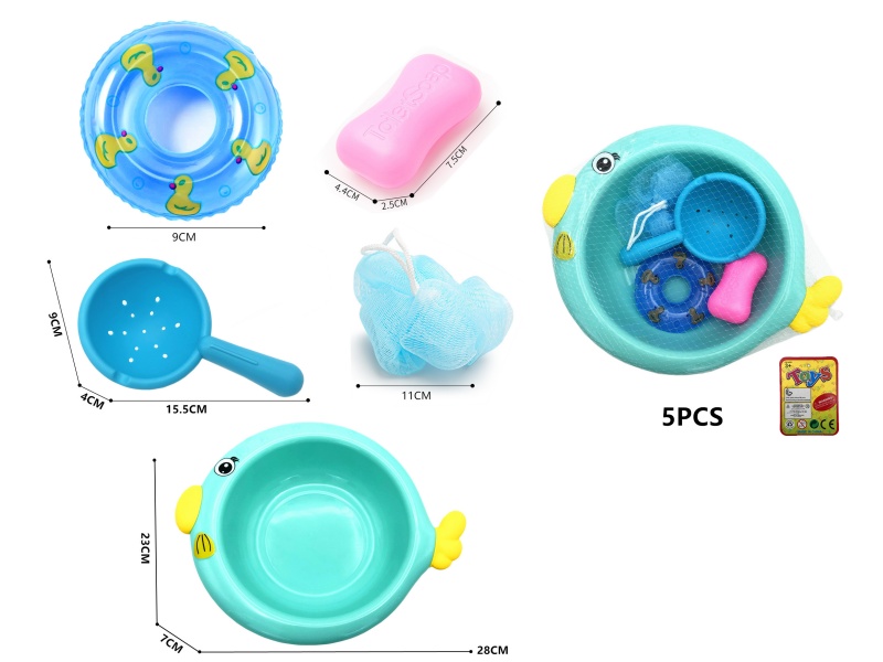 Children's Washbasin Water Toys 5pcs