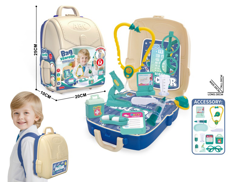Play House Schoolbag 2-In-1 (Boy Doctor Set)