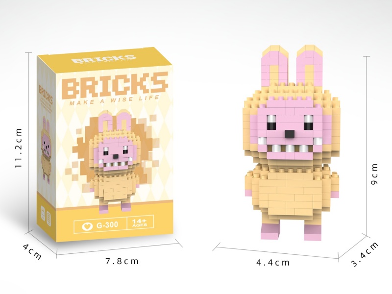 Building Blocks: 230 PCS Of Red Flesh-Colored Figurines