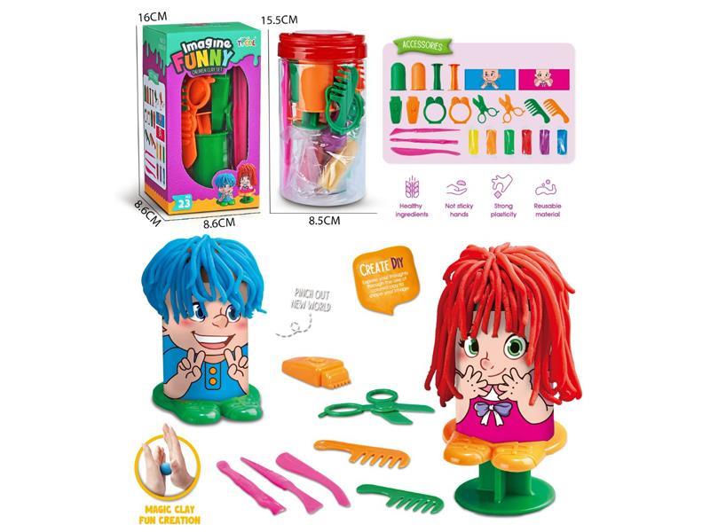 Colored Clay Toy Set