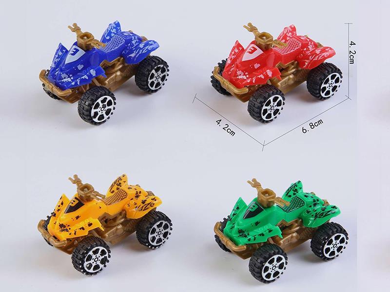 Pull Back Solid Color Beach Motorcycle