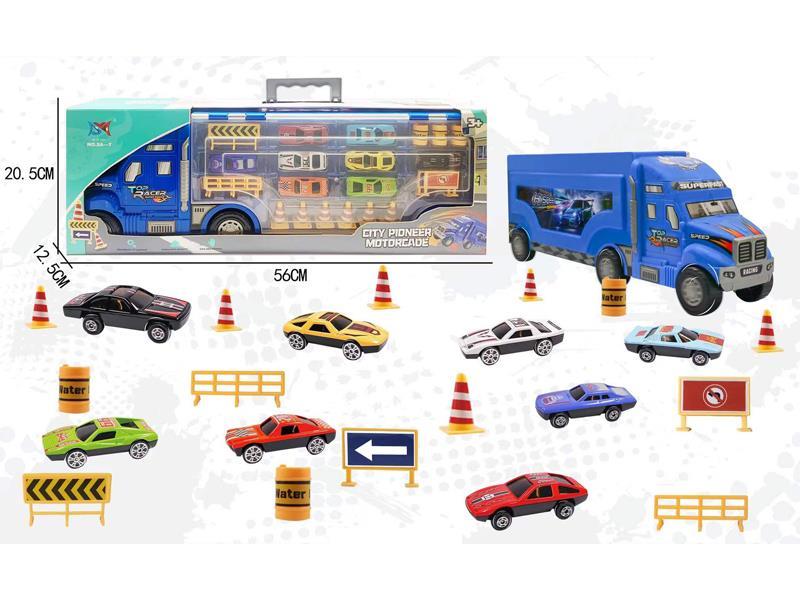 Simulated Trailer With Alloy Car