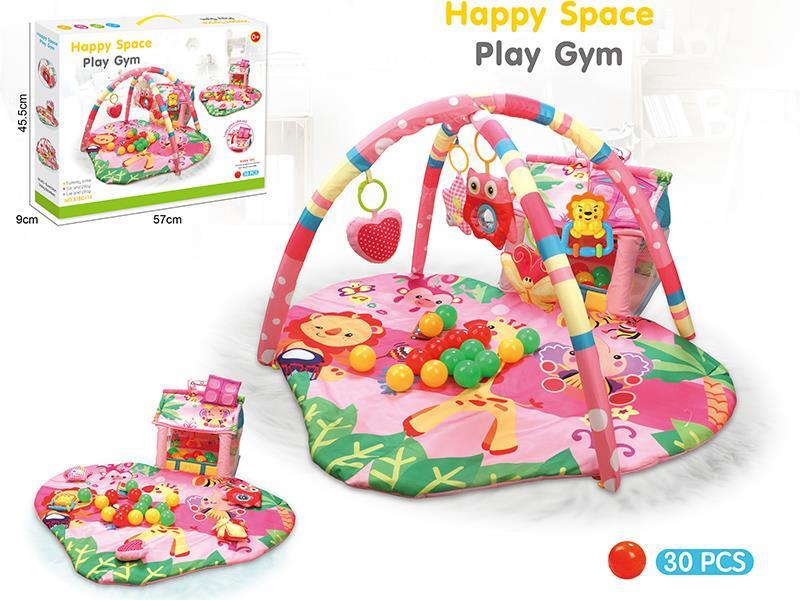 Small House Play Mat + Ocean Balls