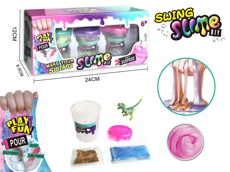 Slime DIY Set(With Dinosaur)