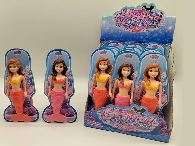 Diving Mermaid Princess Toy With Lights(7", Pearly Lustre)12pcs