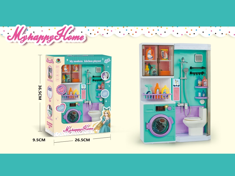 Play House In The Emerald Green Bathroom