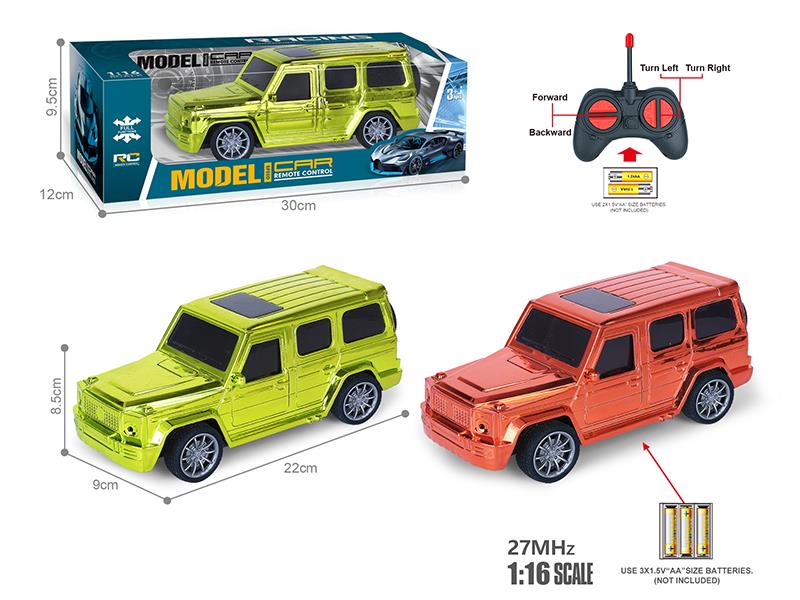 27Mhz 1:16 4-Channel Remote Control Electroplating Mercedes-Benz G Class Model Car(Not Included Batteries)