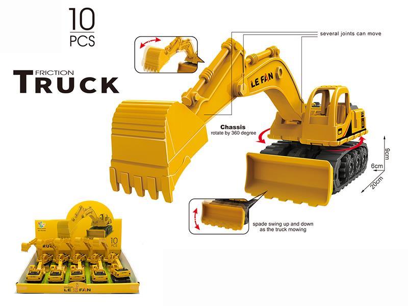 Friction Simulated Excavator 10pcs