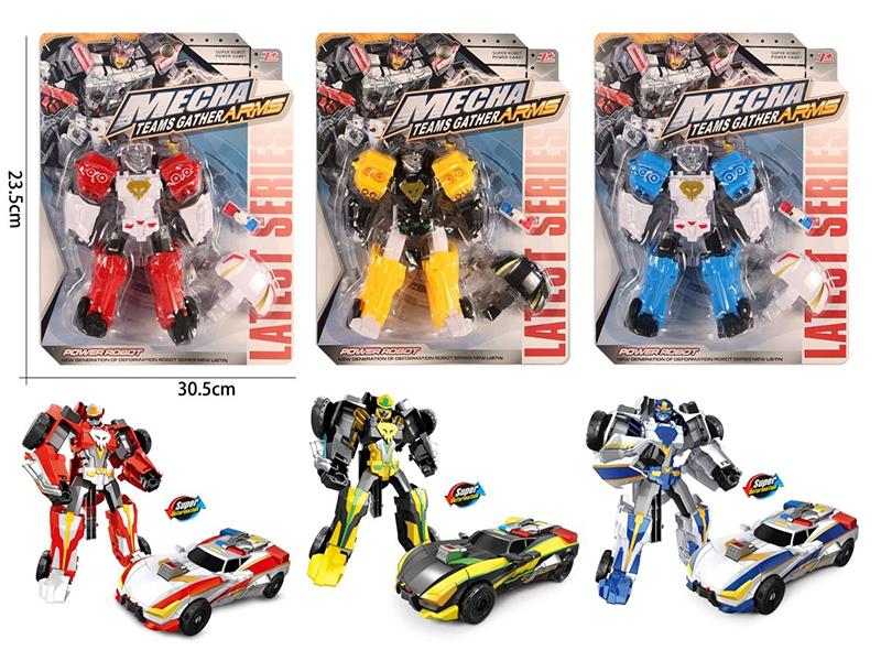 Transformation Police Car Robot Toy