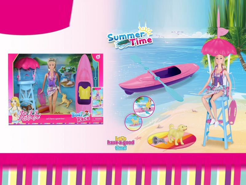 11.5-Inch Kabibi Doll Summer Beach Time Theme