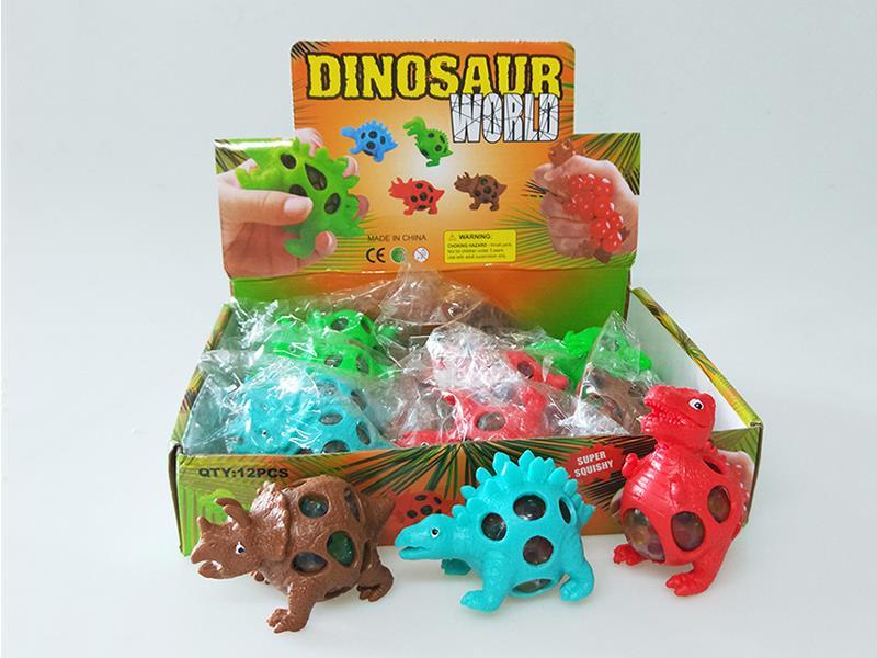 Dinosaur Bead Ball Vent Ball 12pcs