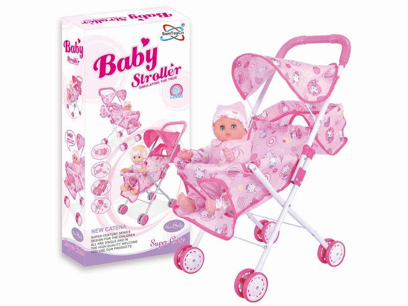 Baby Sunshade Cart And 14 