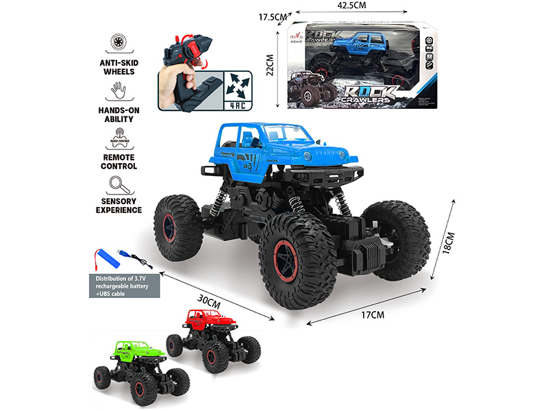 4-Channel Remote Control Jeep Cross Country Car