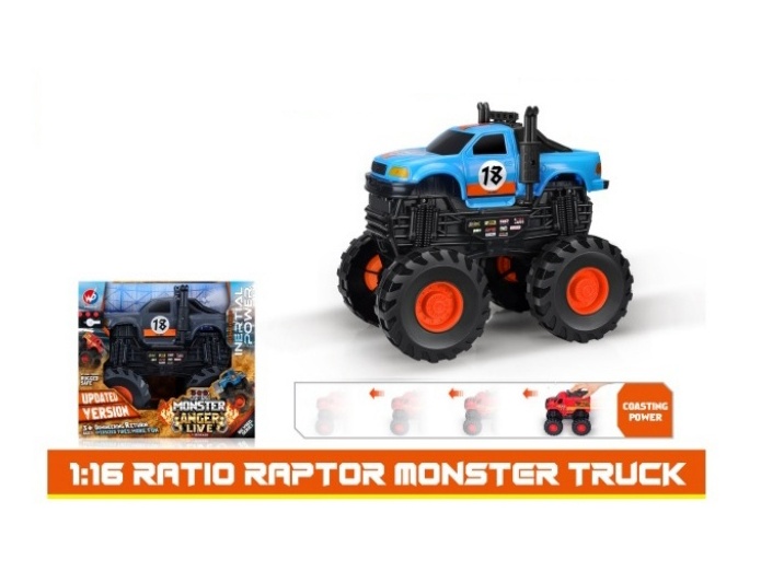 1:16 Fire Wheel Pickup Truck Inertia Vehicle