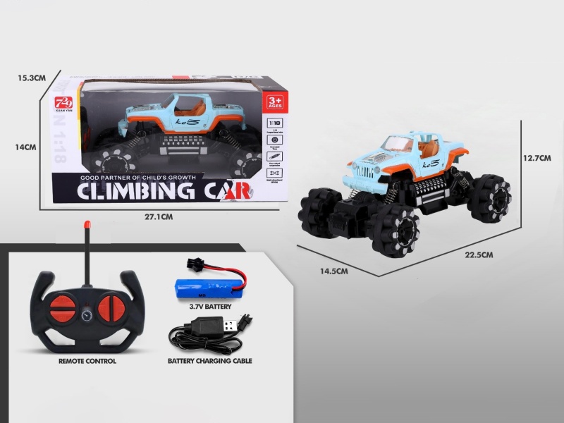 1:18 Bay Color Remote Control Climbing Car
