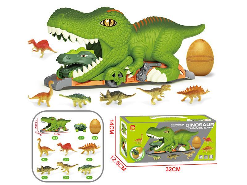 Slide Dinosaur Swallowing Vehicle