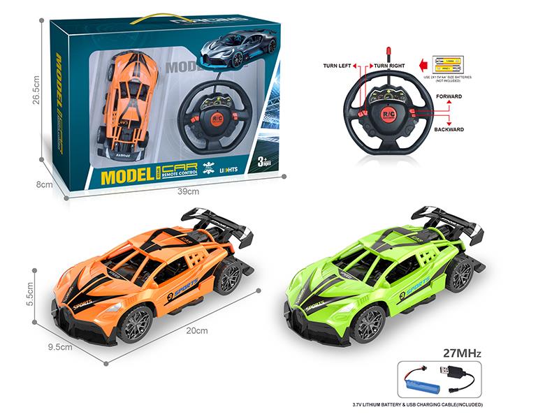 27MHz 1:18 4-Channel Remote Control Bugatti Car(Including Batteries)
