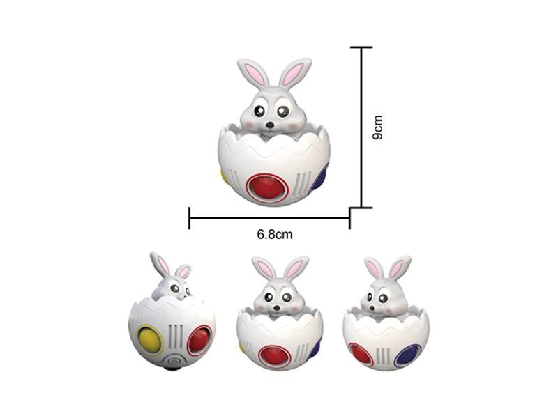 Rainbow Rabbit Rubik's Cube