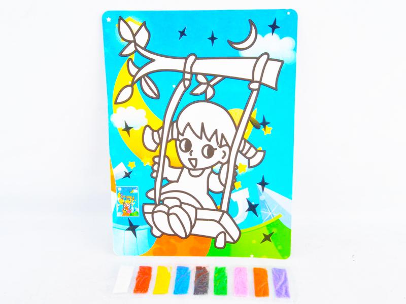 Children Sand Painting