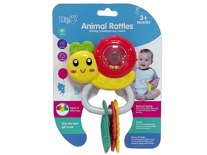 Snail Rattles Teether