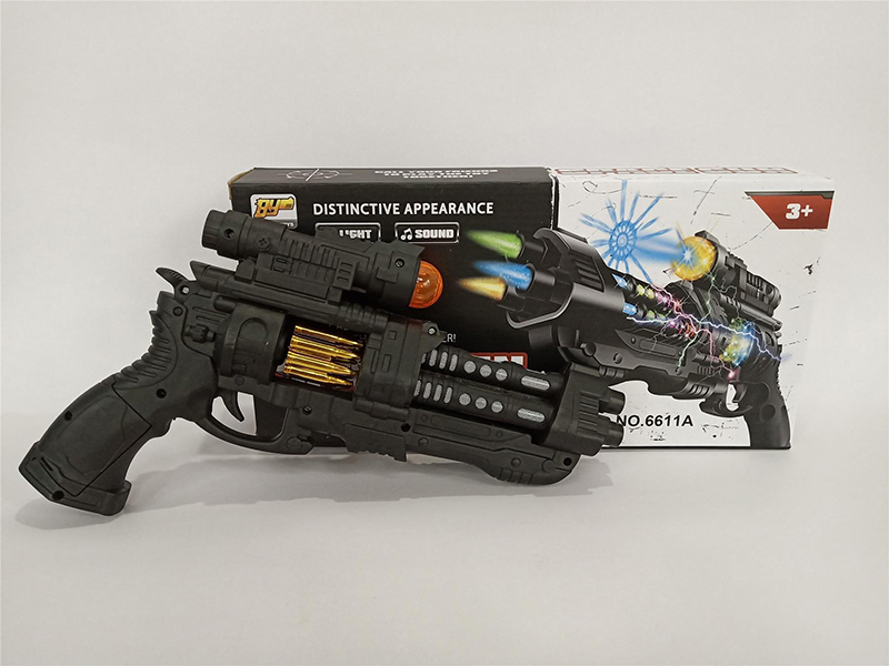Electric Gun With Colorful Lights