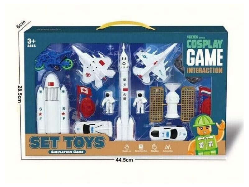 Hipster Bear Space Exploration Team Play house set
