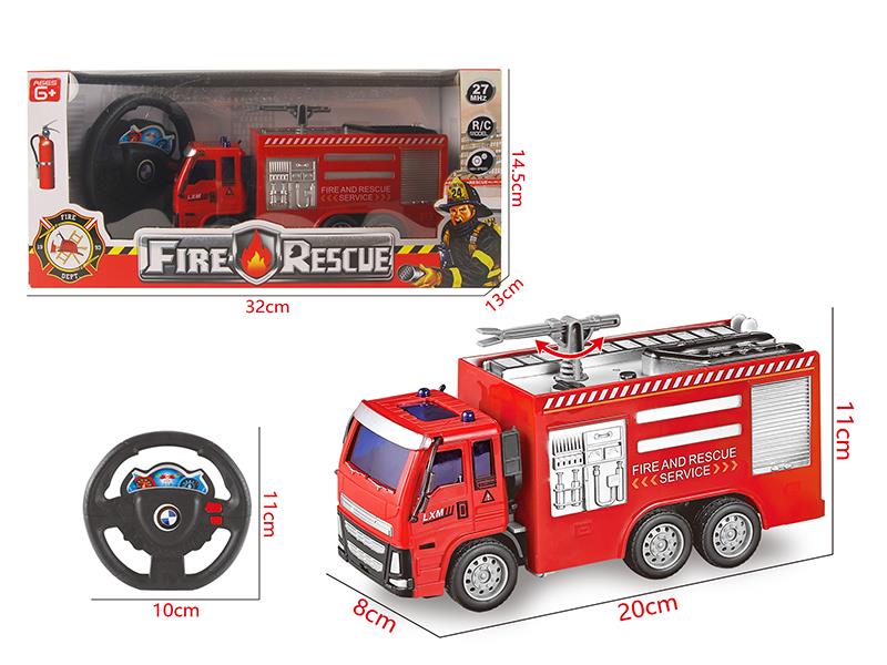 2-Channel Remote Control Fire Sprinkler Truck