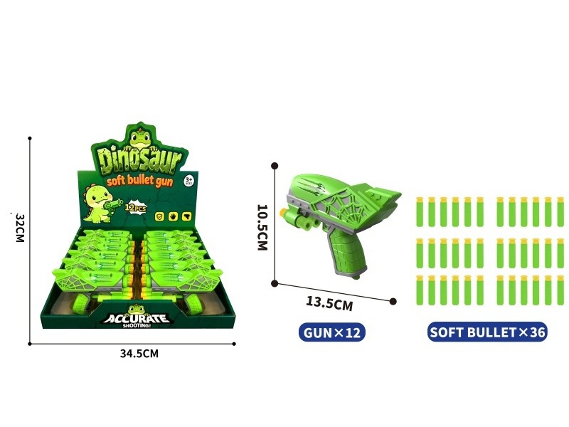 Dinosaur-Style Soft Bullet Gun