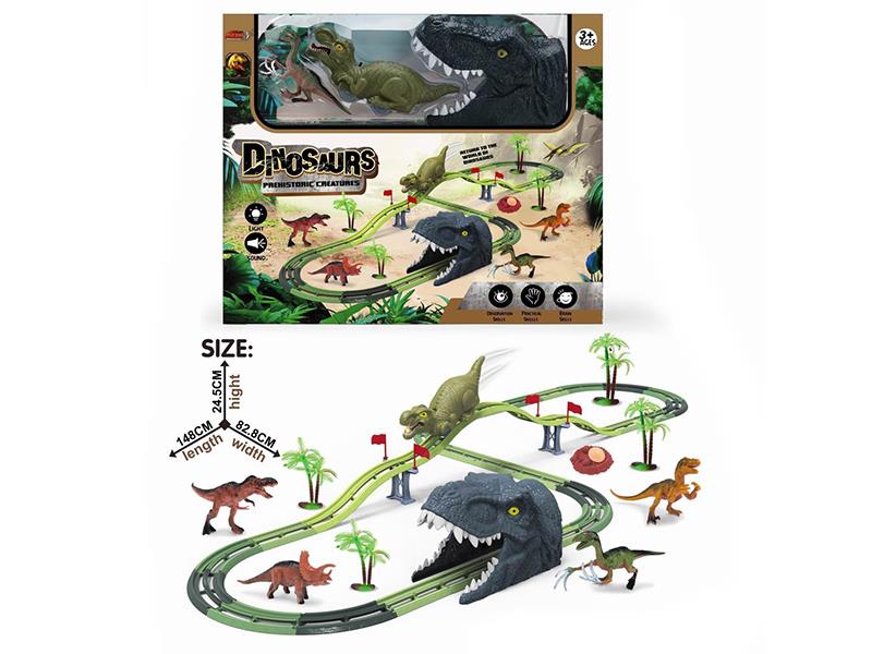 Dinosaur Track Car