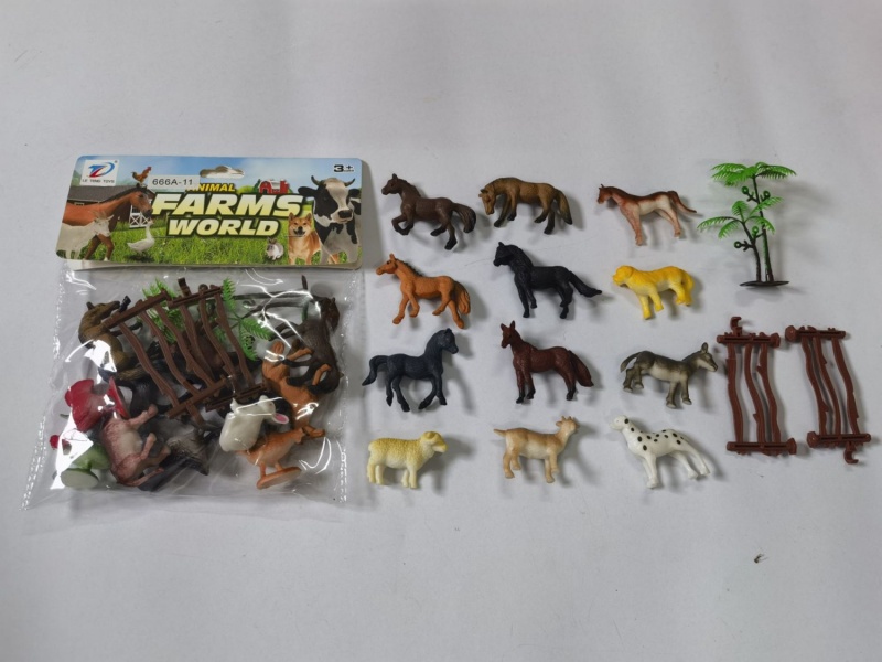 Pvc Simulation Farm 15Pcs