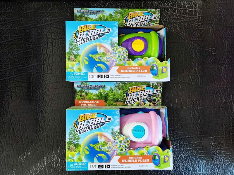 Bicycle Bubble Machine With Light