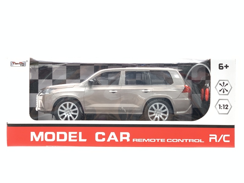 1:12 Scale Simulation Of The New Lexus Remote Control Car With Lights And A Regular Remote Control
