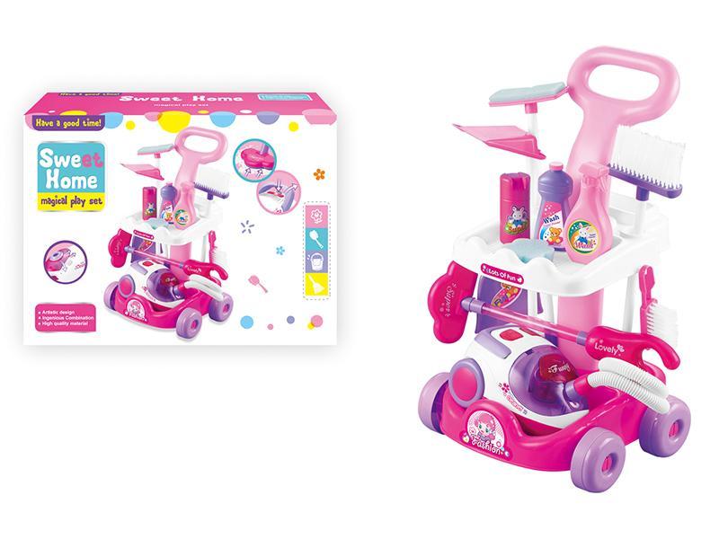 Stroller+Vacuum Cleaner+ Cleaning Tools Set