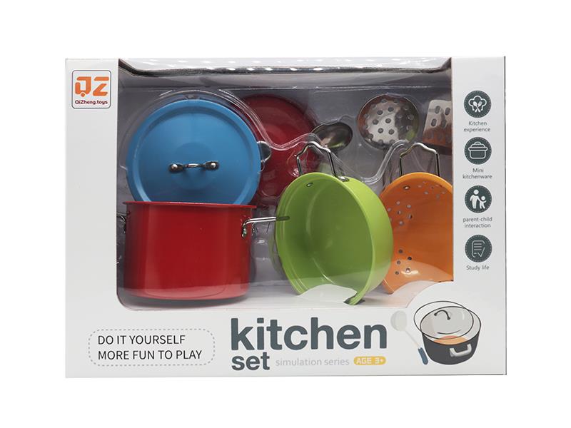 Multicolour Stainless Steel Tableware Toys