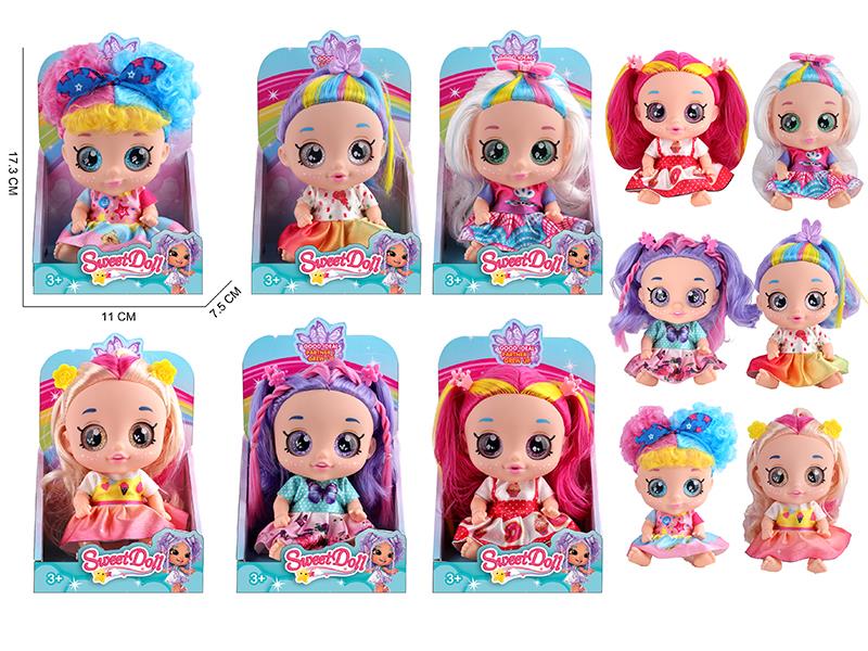 7" 5 Joints 5D Eyes Kindikids Sweet Doll With 4 Sounds IC