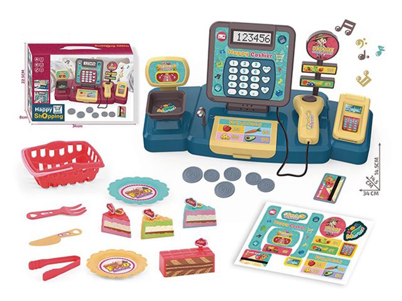 Cash Register Cake Set Play House Toys
