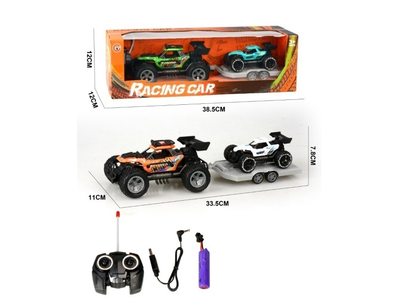 1:24 Four-Way Skeleton Remote Control Vehicle Inertial Off-Road Vehicle
