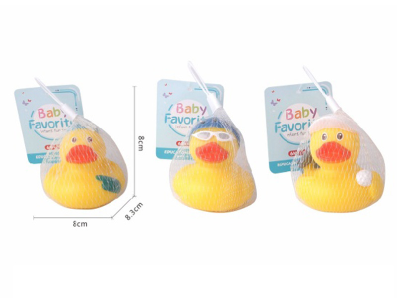 Sports Duck Toy With BB Sound