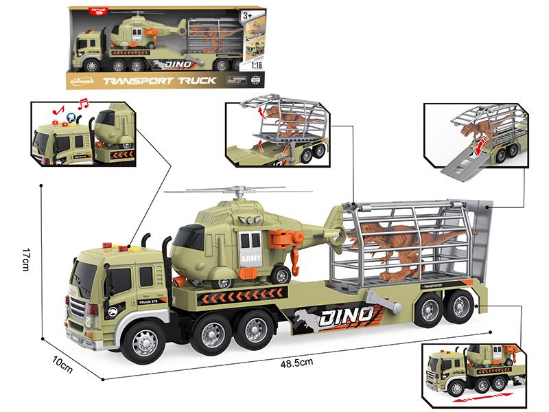 1:16 Friction Animal Trailer(4 Keys With Sound And Lights)