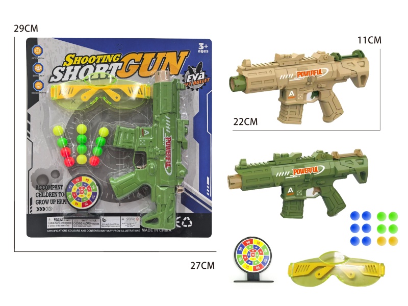 M4 Table Tennis Gun With Glasses