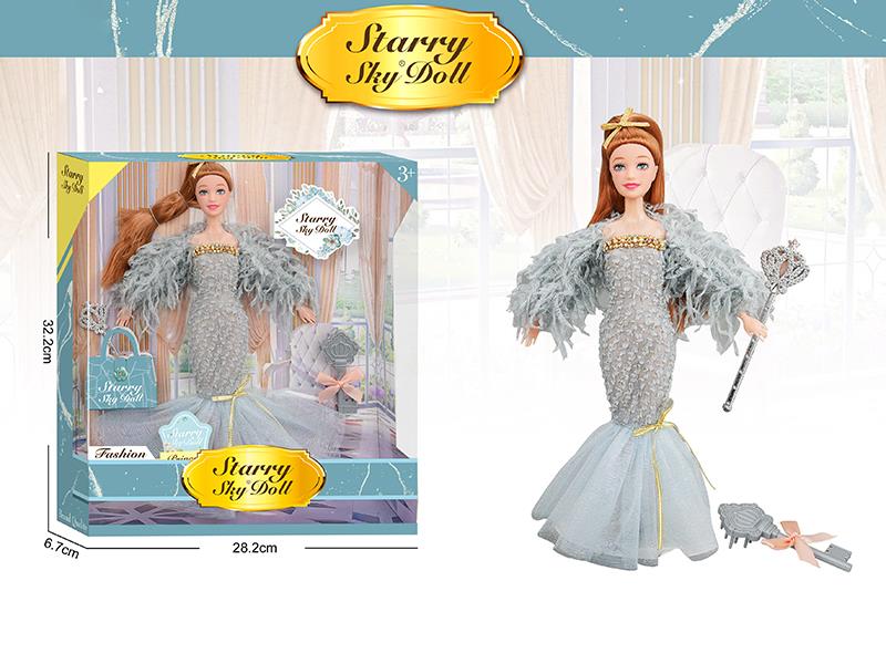 11.5 Inch 11-Joints Fashion Doll With Magic Stick, Comb, Bowknot