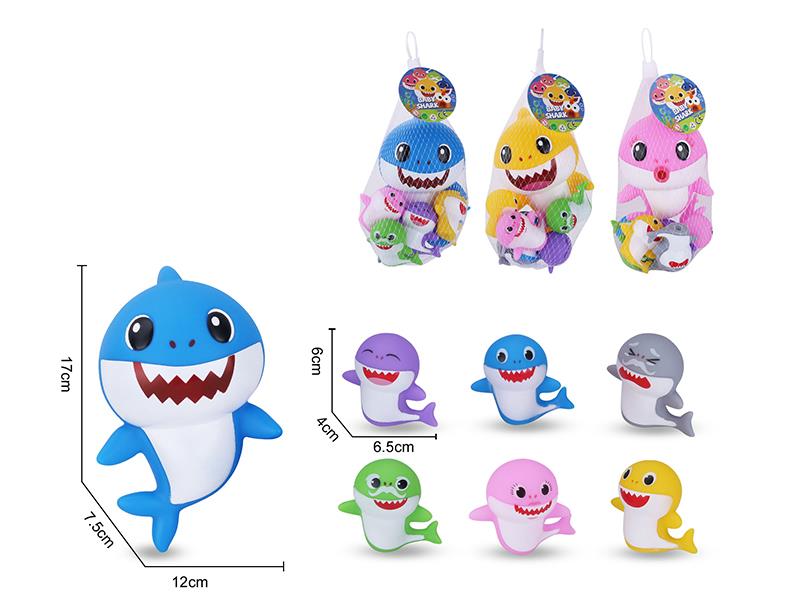 Baby Shark Kids Bath Toy Set