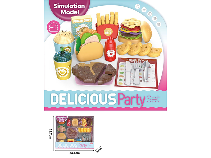 Boneless Chicken Steak Burger Set