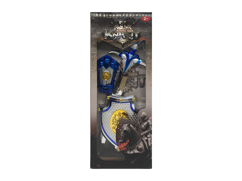 Electroplating Spray-Painted Sword + Hand Armor + Shield