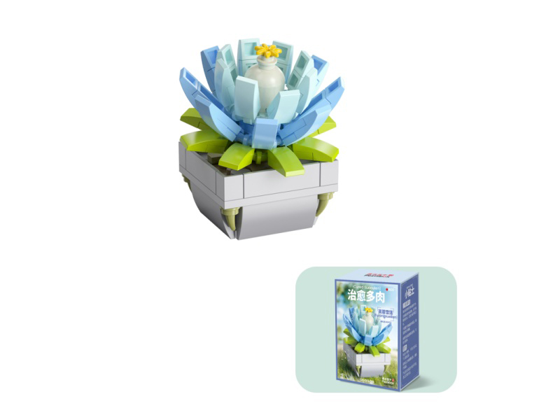 Building Blocks: 100 Pcs Of Small-Sized Succulents - Hibiscus Snow Lotus
