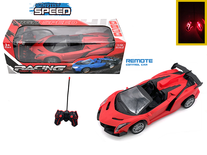 1:18 4-Channel Remote Control Lamborghini Convertible Sports Car
