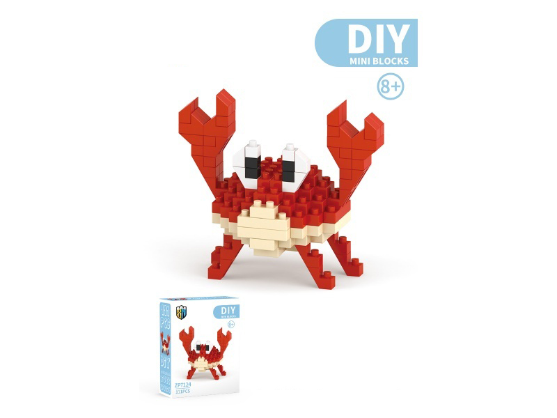 Crab Building Blocks Ocean Series 111 PCS