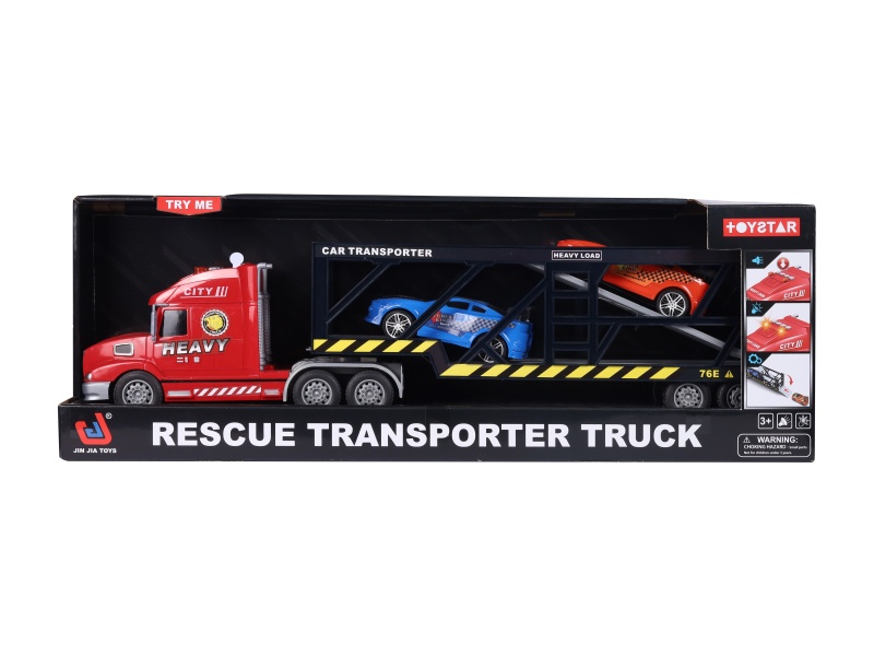 1:12 Double-Layer Inertial Transport Vehicle (Sound, Light, Multi-Functional)