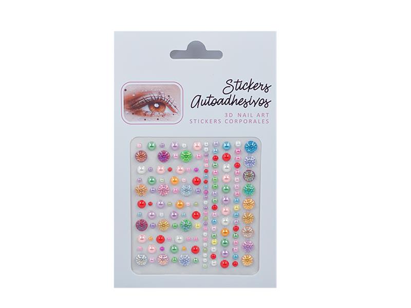 Eyes Face Gems Crystal Stickers