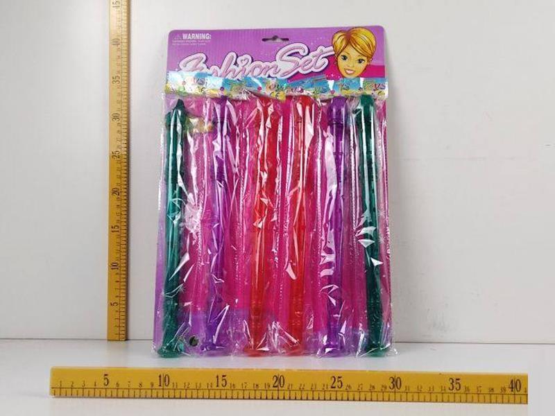 6PCS Transparent Flute Toy